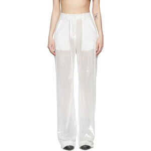 032c The Magic Pants Size 40 L Womens White Trousers $495
